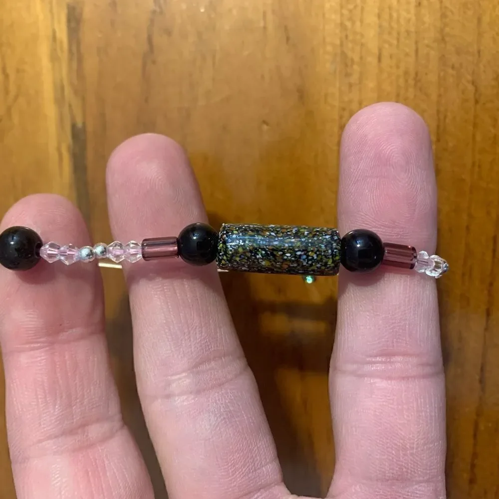 Handmade stretch beaded bracelet